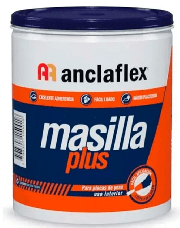 MASILLA ANCLAFLEX PLUS 1.8 Kg Placa De Yeso Knauf Durlock