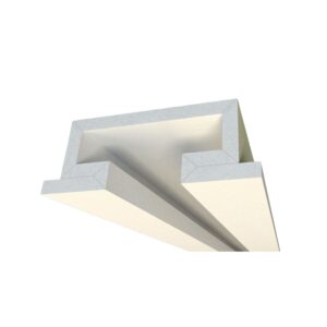GARGANTA PARA LED - TECHO O PARED DOS LATERALES GIL-2