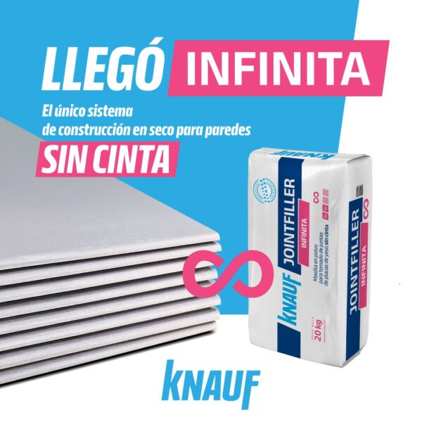 PLACA 12.5 mm 1200 x 2400 mm KNAUF INFINITA - Image 2