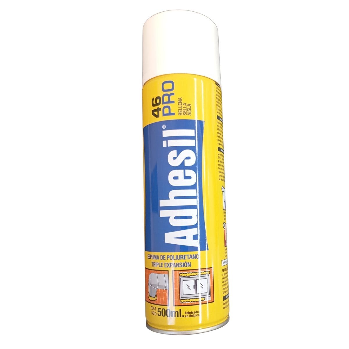 ESPUMA DE POLIURETANO x 500ML ADHESIL 46