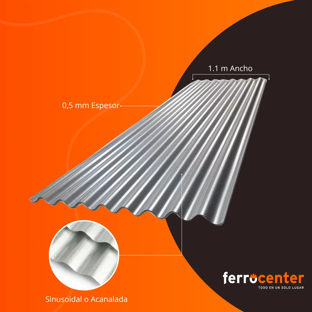 SINUSOIDAL CINCALUM C-25 x 4.00 mts - Imagen 3