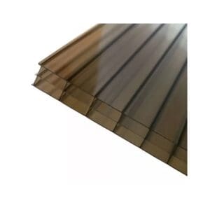 POLICARBONATO ALVEOLAR 10 mm 2100 x 2900 mm BRONCE x 1/2 HOJA