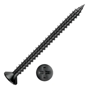 TORNILLO T-4 6 x 2 PUNTA AGUJA  ( x 100 u.) FERROHOUSE