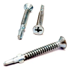 TORNILLO T-3 10 x 1- 5/8 ALETEADO PLACA CEMENTICIA PUNTA MECHA ( x 100 u )