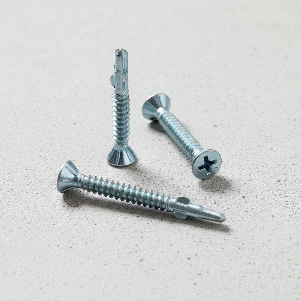 TORNILLO T-3 10 x 1- 5/8 ALETEADO PLACA CEMENTICIA PUNTA MECHA ( x 100 u ) - Imagen 2